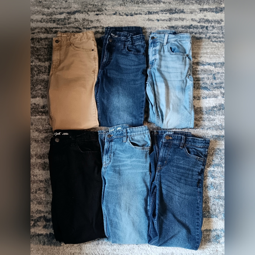 Assorted Denim and Khaki Jeans Collection
